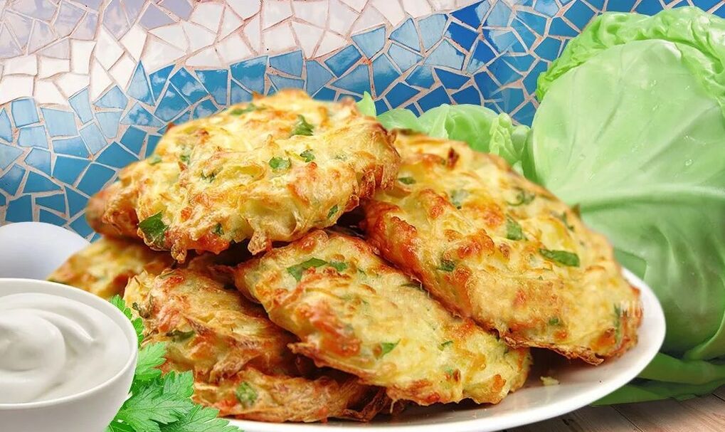 Cabbage pancakes