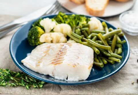 Fish with vegetables