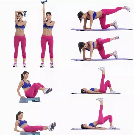 Basic complex of efficient exercises