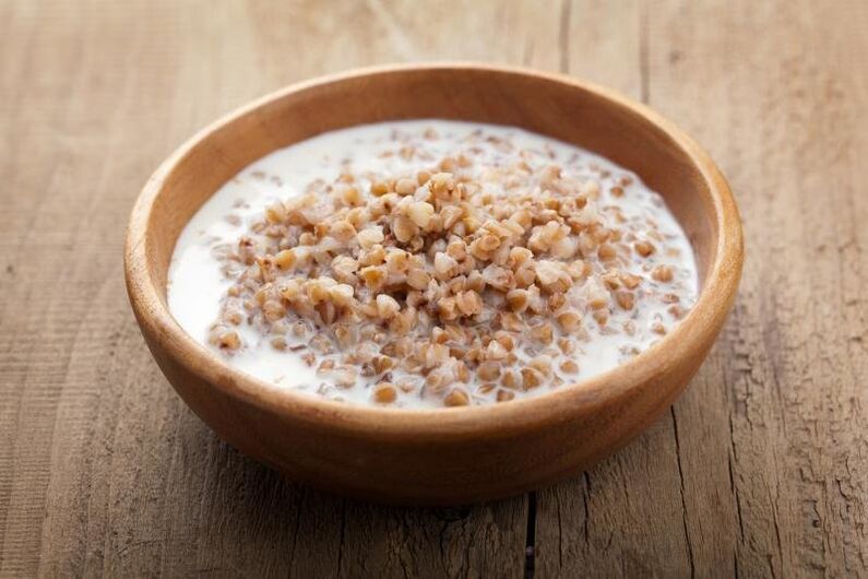 Buckwheat with a kefir